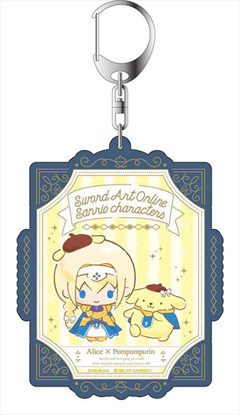 ソードアート・オンライン×サンリオキャラクターズ デカキーホルダー アリス×ポムポムプリン vol.2[コンテンツシード]《在庫切れ》