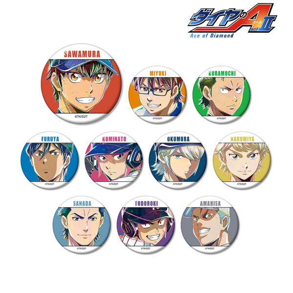 ダイヤのA actII トレーディング Ani-Art 第2弾 缶バッジ 10個入りBOX[アルマビアンカ]《在庫切れ》