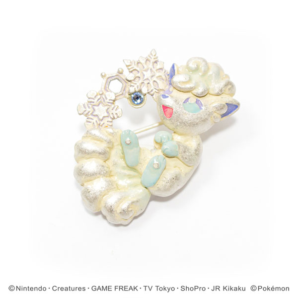 ポケットモンスター ロコン(アローラのすがた)ブローチ（再販