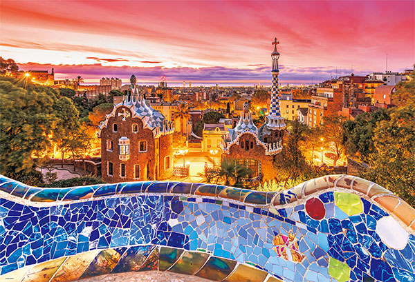 ジグソーパズル グエル公園 1000ピース (51-274)[ビバリー]《在庫切れ》