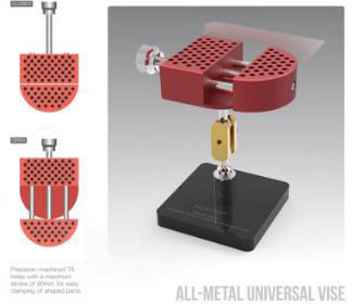 メタル製 ユニバーサル バイス (レッド)[ボーダーモデル]《在庫切れ》