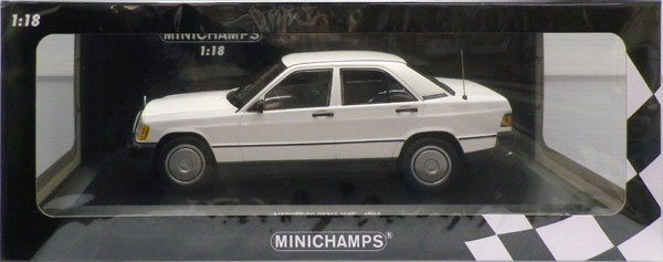 1/18 メルセデス ベンツ 190E (W201) 1982 ホワイト[ミニチャンプス