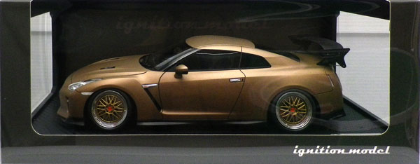 イグニッションモデル 1/18 日産 GT-R (R35) マットブラウン イグニッションモデル 日産 GT-R R35 プレミアムエディション