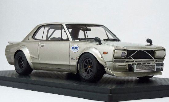 1/18 Nissan Skyline 2000 GT-R (KPGC10) Silver[イグニッションモデル