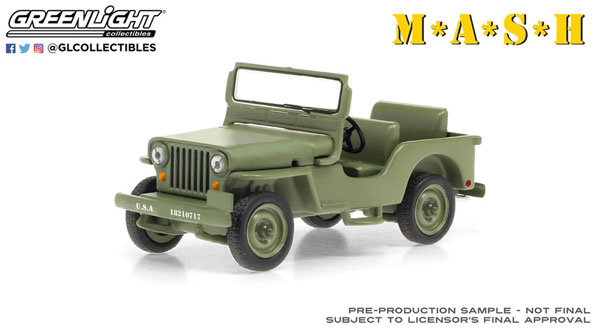 1/43 M*A*S*H (1972-83 TV Series) - 1950 Willys M38[グリーンライト]《在庫切れ》