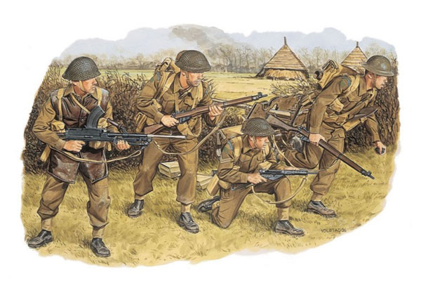 1/35 WW.II イギリス陸軍歩兵 北西ヨーロッパ1944 プラモデル（再販 