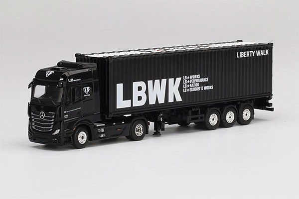 1/64 メルセデスベンツ アクトロス 40ftコンテナ“LBWK”付属(左ハンドル