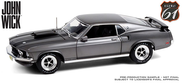Highway 61 - 1/18 John Wick (2014) - 1969 Ford Mustang BOSS 429 