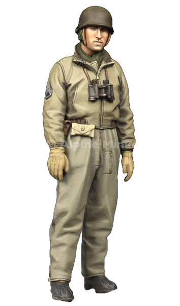 1/35 WWII 米陸軍マフラー姿の戦車長#1[アルパイン]《在庫切れ》