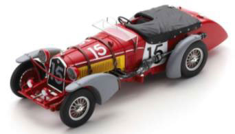 1/43 Alfa Romeo 8C No.15 24H Le Mans 1935 R. Sommer - R. d'Estrez de Sauge[スパーク]《在庫切れ》