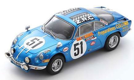 1/43 Alpine A110 No.51 24H Le Mans 1968 B. Collomb - F. Lacarreau[スパーク]《在庫切れ》
