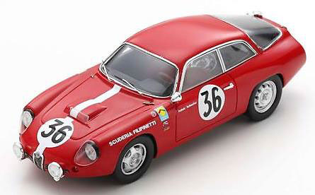 1/43 Alfa Romeo Giulietta GZ No.36 24H Le Mans 1963 K. Foitek - A. Schafer[スパーク]《在庫切れ》