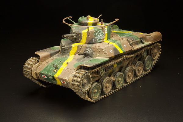1/35 WW.II 日本陸軍 九七式中戦車(チハ) 57mm砲搭/新車台迷彩