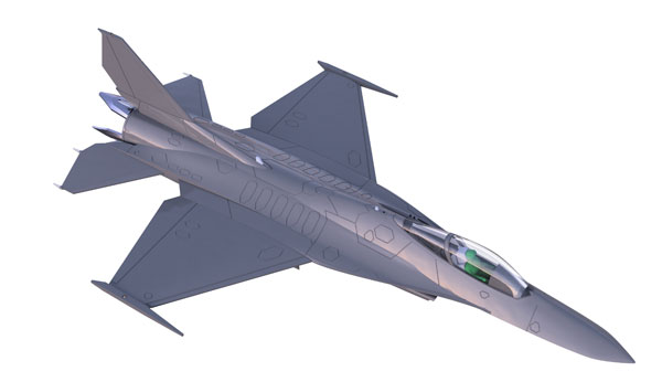 1/144 機動警察パトレイバー2 the Movie U.S.AIR FORCE F-16改 ナイト・ファルコン プラモデル[エイチエムエー]《在庫切れ》