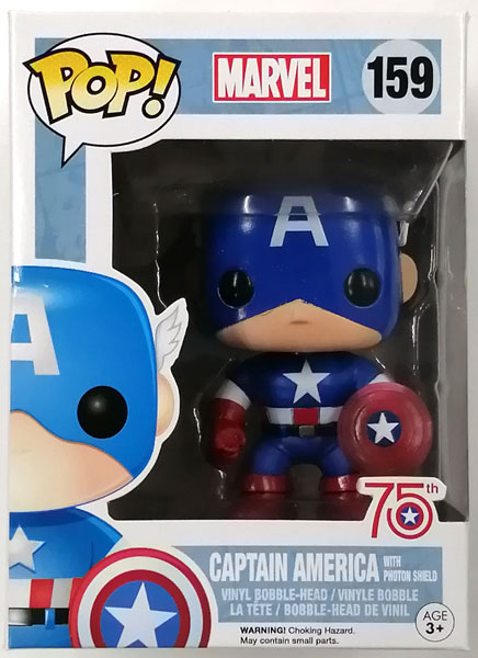 POP！ マーベル・コミック キャプテン・アメリカ (75周年記念/フォトン