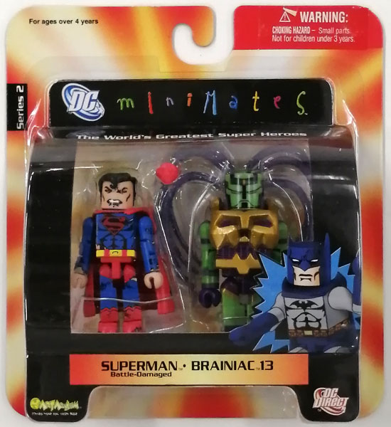miniMates Series 2 スーパーマン Battle-Damaged&ブレイニアック 13