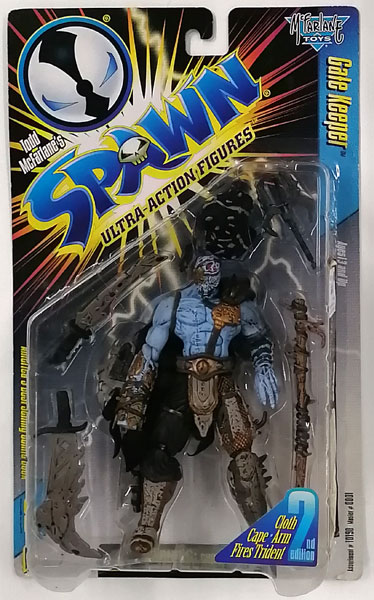 スポーン・ウルトラ・アクションフィギュア ゲート・キーパー Cloth Cape Arm Fires Trident 2nd edition