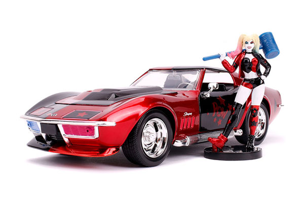 DC COMIC ハーレイ・クイン シボレー コルベット DCコミックス』1/24 ダイキャストビークル シボレー・コルベット