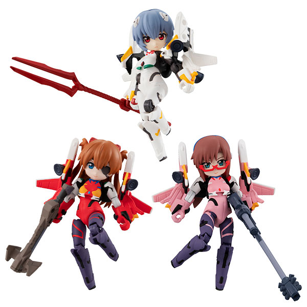 【中古】デスクトップアーミー ヱヴァンゲリヲン新劇場版 全3種セット[メガハウス]