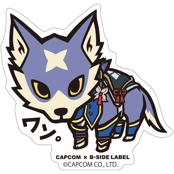 CAPCOM×B-SIDE LABELステッカー モンスターハンター ワン。[B-SIDE LABEL]《在庫切れ》