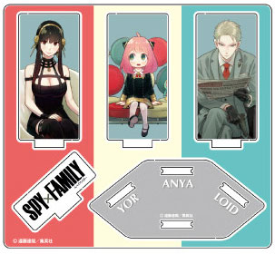 SPY×FAMILY スパイファミリー 全巻購入特典 アクスタ アクリルジオラマ SPY×FAMILY アクリルジオラマ くつろぎフォージャー家 - WITSTUDIO