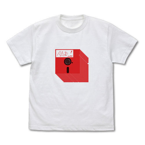アリスソフト 赤フロッピーTシャツ/WHITE-M[コスパ]