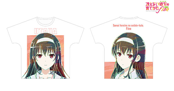 冴えない彼女の育てかた Fine 霞ヶ丘詩羽 Ani-Art フルグラフィックTシャツ ユニセックス M[アルマビアンカ]《在庫切れ》