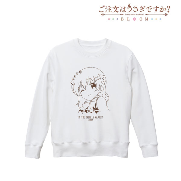 ご注文はうさぎですか？ BLOOM ココア lette-graph トレーナー メンズ L[アルマビアンカ]《在庫切れ》