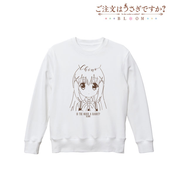 ご注文はうさぎですか？ BLOOM チノ lette-graph トレーナー メンズ XL[アルマビアンカ]《在庫切れ》