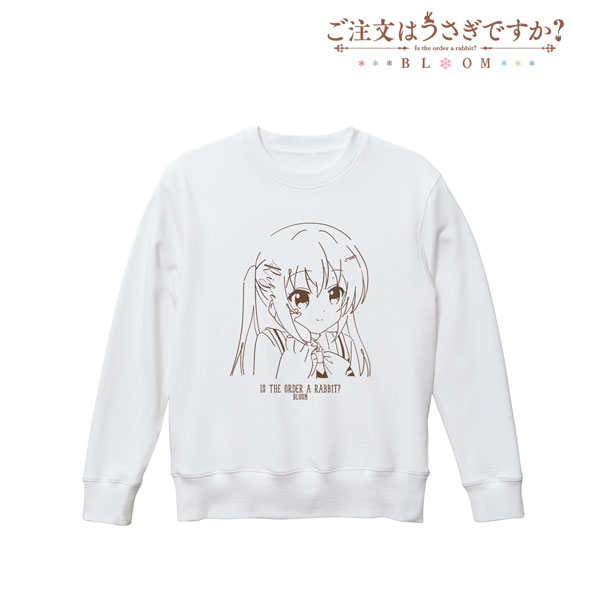 ご注文はうさぎですか？ BLOOM リゼ lette-graph トレーナー レディース XL[アルマビアンカ]《在庫切れ》