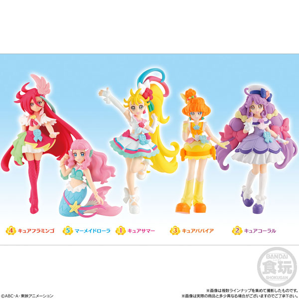 トロピカル ジュ プリキュア キューティーフィギュア 10個入りbox 食玩 バンダイ 在庫切れ