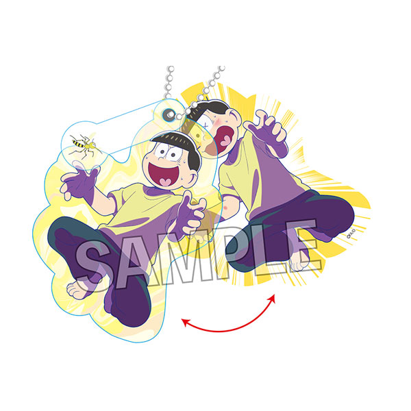 おそ松さん スライドアクリルキーホルダー カッとなってミッドナイト 十四松 Proof 在庫切れ