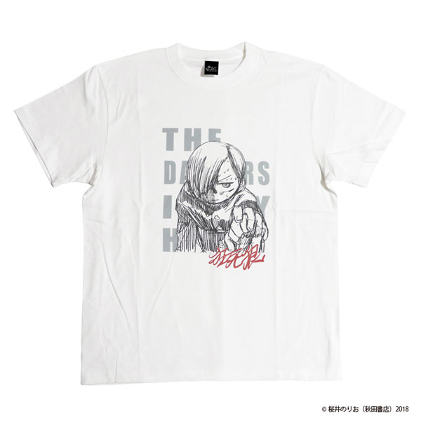 僕の心のヤバイやつ 市川京太郎ラフ画Tシャツ WHT Lサイズ[サブロール]《在庫切れ》