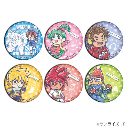 缶バッジ「魔神英雄伝ワタル 七魂の龍神丸」02/雪遊びver. グラフアート 6個入りBOX[A3]《在庫切れ》