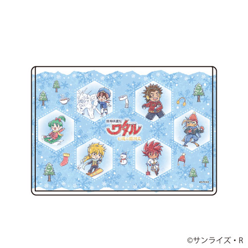 キャラクリアケース「魔神英雄伝ワタル 七魂の龍神丸」01/ブルー 雪遊びver.(グラフアート)[A3]《在庫切れ》