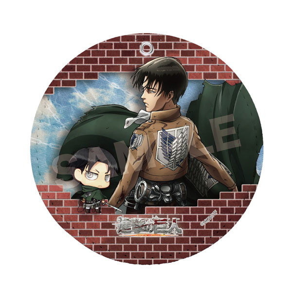 進撃の巨人』 レザーコースターキーホルダー 09 リヴァイ（再販）[CS