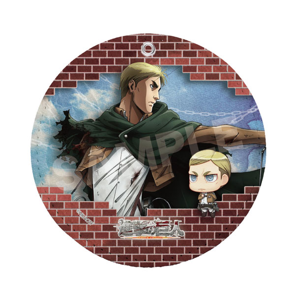 進撃の巨人』 レザーコースターキーホルダー 10 エルヴィン