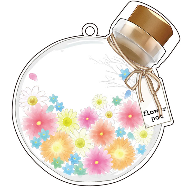 アクリルメイクアップカバー フラワーポッド ハゴロモ 在庫切れ