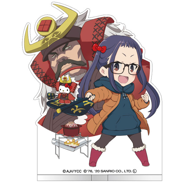 ゆるキャン サンリオキャラクターズ アクリルスタンド 大垣千明 ハローキティ あみあみ 在庫切れ
