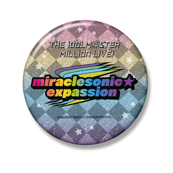 アイドルマスター ミリオンライブ ユニットロゴビッグ缶バッジ Miraclesonic Expassion Gift ０６月予約
