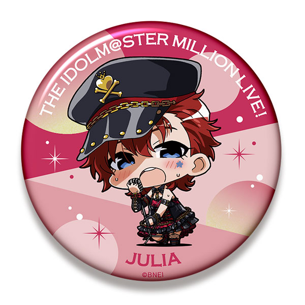 ミニッチュ アイドルマスター ミリオンライブ！ ビッグ缶バッジ ジュリア ブラッディ・ビートver.[Gift]《在庫切れ》