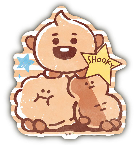 bt21 SHOOKY 生々し タイガー スタンディング＋ ベビーホリデー