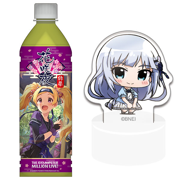 アイドルマスター ミリオンライブ！ ミニッチュボトルキャップセット (緑茶 花咲夜+白石紬)[Gift]《在庫切れ》