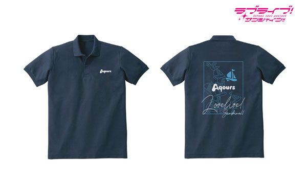 ラブライブ！サンシャイン！！ 渡辺曜 ポロシャツ メンズ M[アルマビアンカ]《在庫切れ》