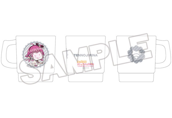 ラブライブ！ニジガク ねんどろいどぷらす スタッキングマグカップ 天王寺璃奈 Love U my friends[グッドスマイルカンパニー]《在庫切れ》