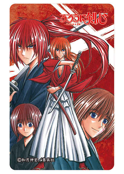 るろうに剣心 ICカードステッカー 緋村剣心(歴代集合)[ティーズ