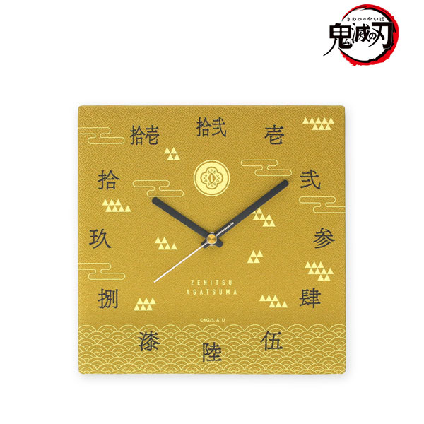 鬼滅の刃 我妻善逸 ファブリックウォールクロック[アルマビアンカ]《在庫切れ》