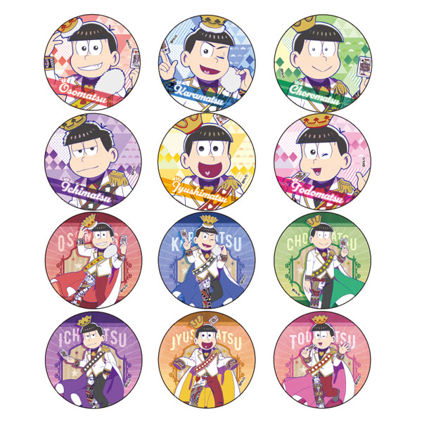 おそ松さん トレーディング缶バッジ トランプ 12個入りBOX[クラックス]《在庫切れ》