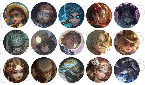 Identity V トレーディング缶バッジ Vol.1 10BOXS Identity V トレーディング缶バッジ Vol.1 10BOXS