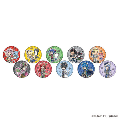 缶バッジ「FAIRY TAIL」02/猫の日ver. グラフアート 10個入りBOX[A3 